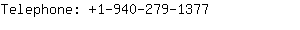 Telephone: 1-940-279-....