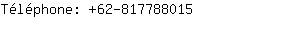 Téléphone: 62-81778....
