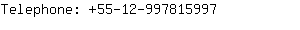 Telephone: 55-12-99781....