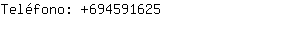 Teléfono: 69459....
