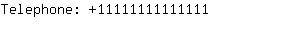 Telephone: 1111111111....