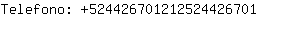 Telefono: 52442670121252442....