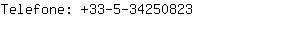 Telefone: 33-5-3425....