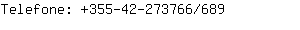 Telefone: 355-42-273766....