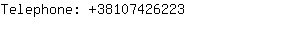 Telephone: 3810742....