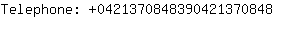 Telephone: 042137084839042137....