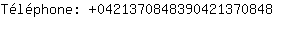 Tlphone: 042137084839042137....