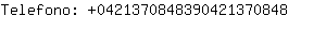 Telefono: 042137084839042137....