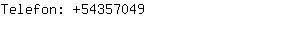 Telefon: 5435....