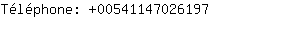 Tlphone: 0054114702....
