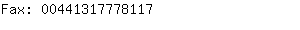 Fax: 0044131777....