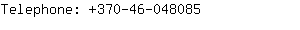 Telephone: 370-46-04....