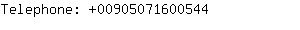 Telephone: 0090507160....