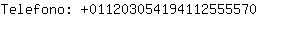 Telefono: 01120305419411255....