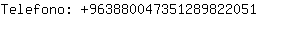 Telefono: 96388004735128982....