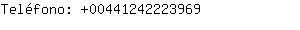 Teléfono: 0044124222....