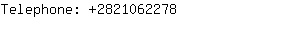 Telephone: 282106....