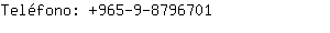 Teléfono: 965-9-879....