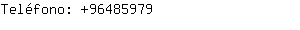 Teléfono: 9648....
