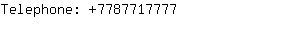 Telephone: 778771....