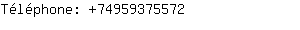 Téléphone: 7495937....