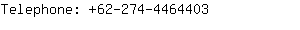 Telephone: 62-274-446....