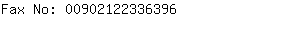Fax No: 0090212233....