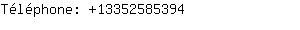 Téléphone: 1335258....