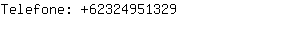 Telefone: 6232495....