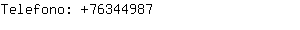 Telefono: 7634....