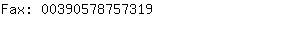 Fax: 0039057875....