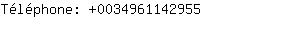 Tlphone: 003496114....