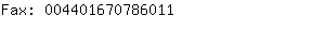 Fax: 00440167078....