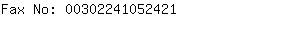 Fax No: 0030224105....