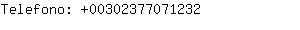 Telefono: 0030237707....