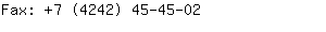 Fax: +7 (4242) 45-4....