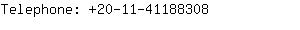 Telephone: 20-11-4118....