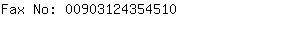 Fax No: 0090312435....