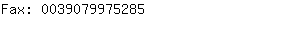 Fax: 003907997....