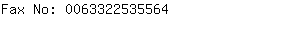 Fax No: 006332253....