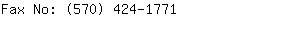 Fax No: (570) 424-....