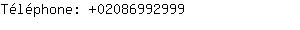 Téléphone: 0208699....
