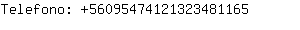 Telefono: 5609547412132348....