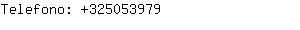 Telefono: 32505....