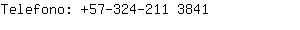 Telefono: 57-324-211 ....