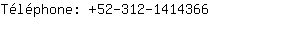 Tlphone: 52-312-141....
