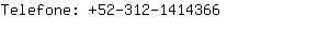 Telefone: 52-312-141....