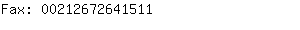 Fax: 0021267264....