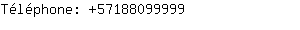 Téléphone: 5718809....