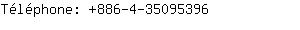 Tlphone: 886-4-3509....